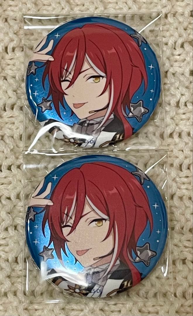 未使用】あんスタ 逆先夏目 スタライ10th 缶バッジ 2点セット - メルカリ