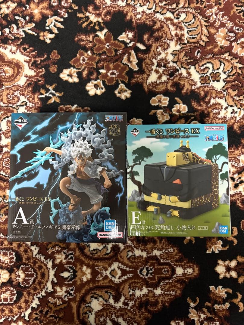 一番くじ ワンピースEX 悪魔を宿す者達vol.3 2点セット売り　ルフィ　カク