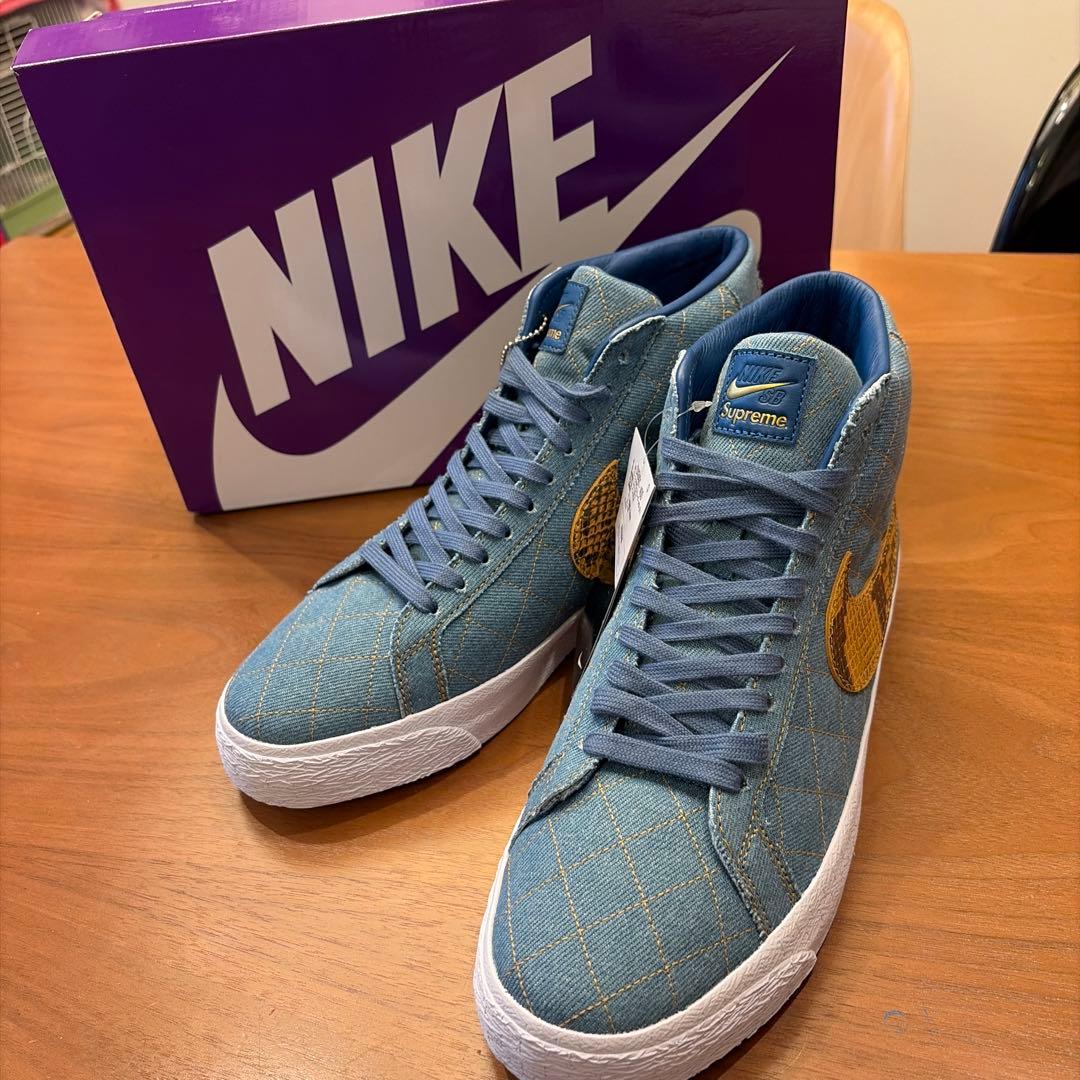 Supreme × Nike SB Blazer Mid Denim