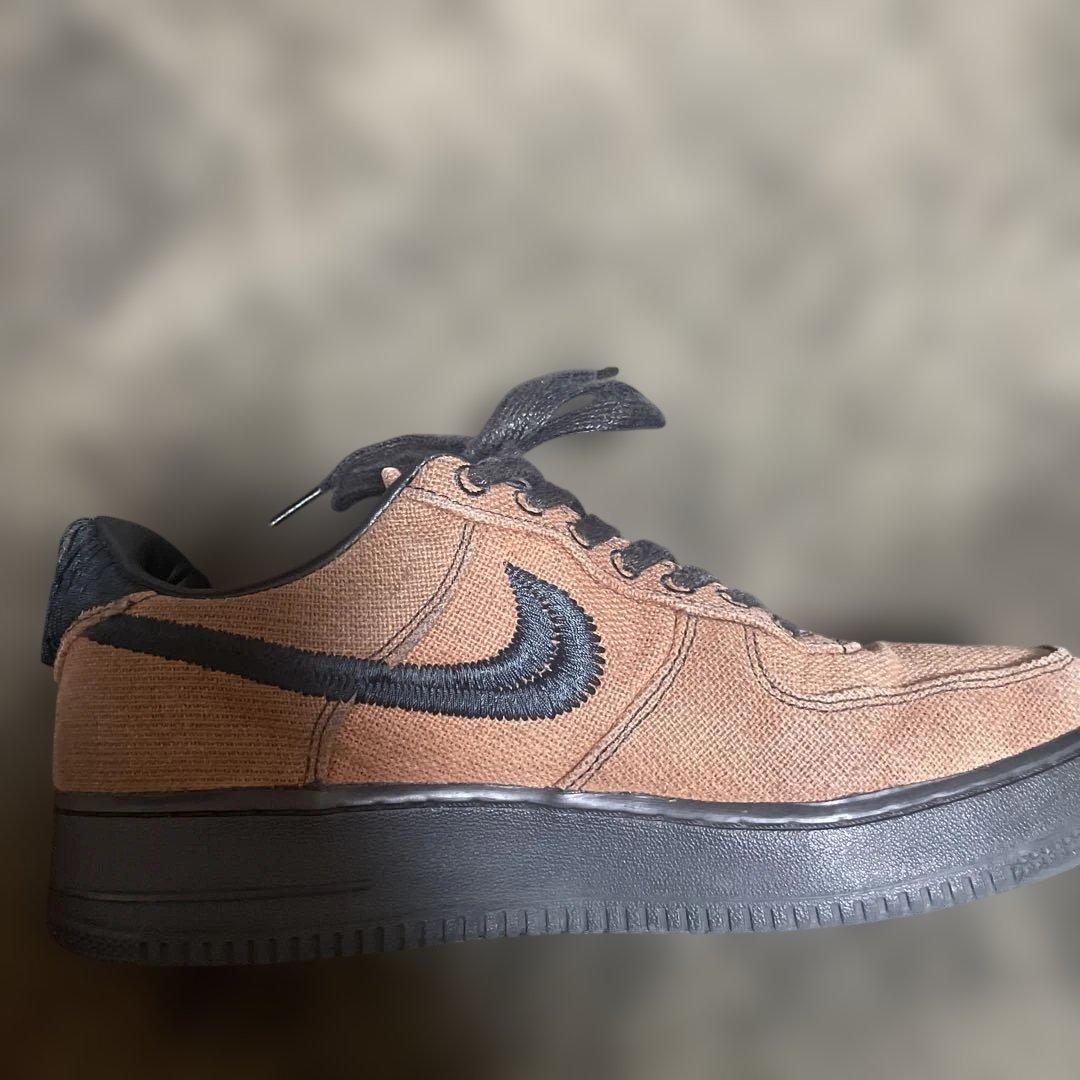 靴 Nike Air Force 1 Low Stussy 27.5cm