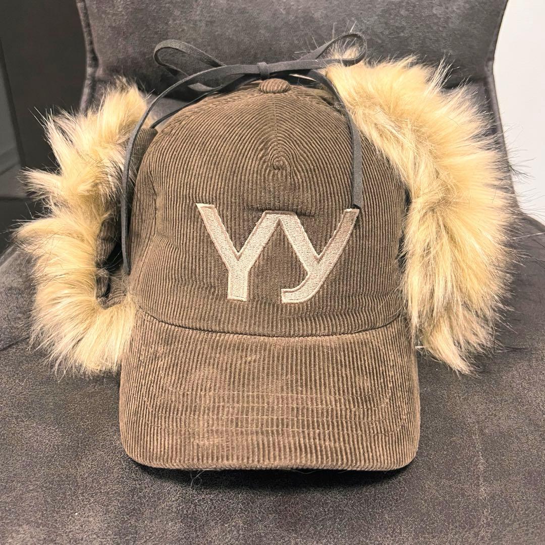 新品タグ付き　Openyyフライトキャップ ブラウン ファー付き
