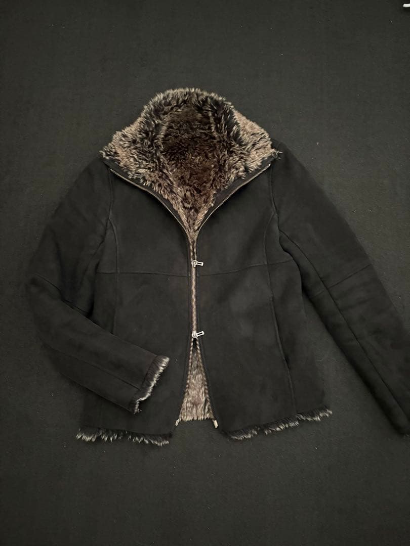 ジャケット・アウター shade shellac fake fur jacket 00s y2k