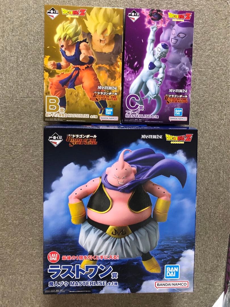 一番くじ ドラゴンボール Ｂ サイヤ人孫悟空 Ｃ フリーザ ラストワン 魔人ブウ