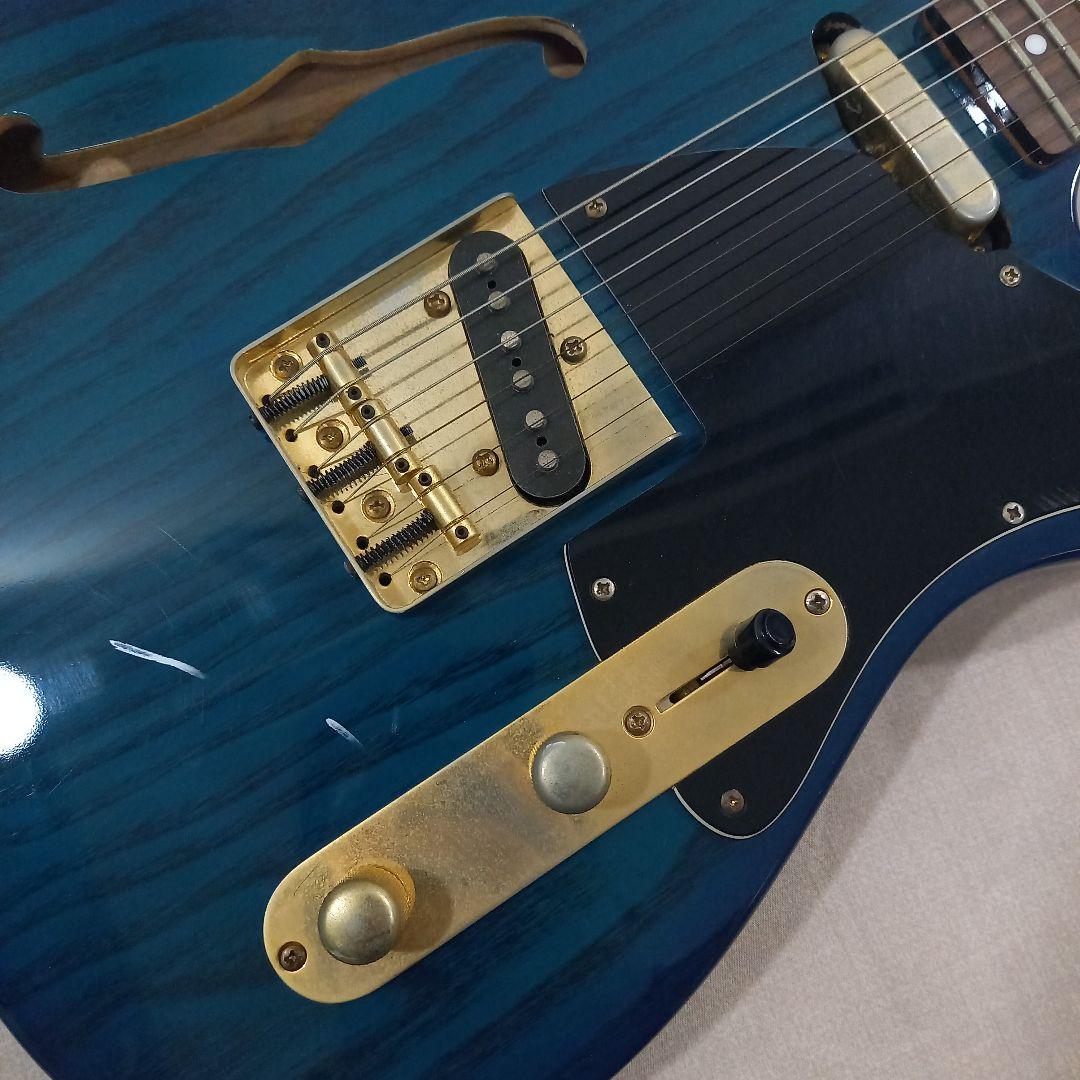 SPEAR GUITAR シンライン ブルー テレキャスター セミホロウ - メルカリ