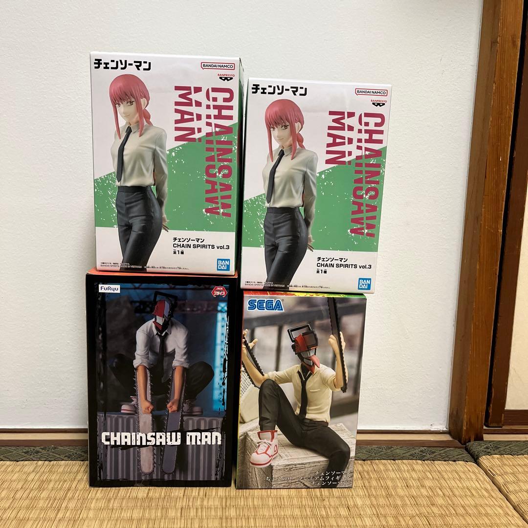 チェンソーマンフィギュアセット‼️