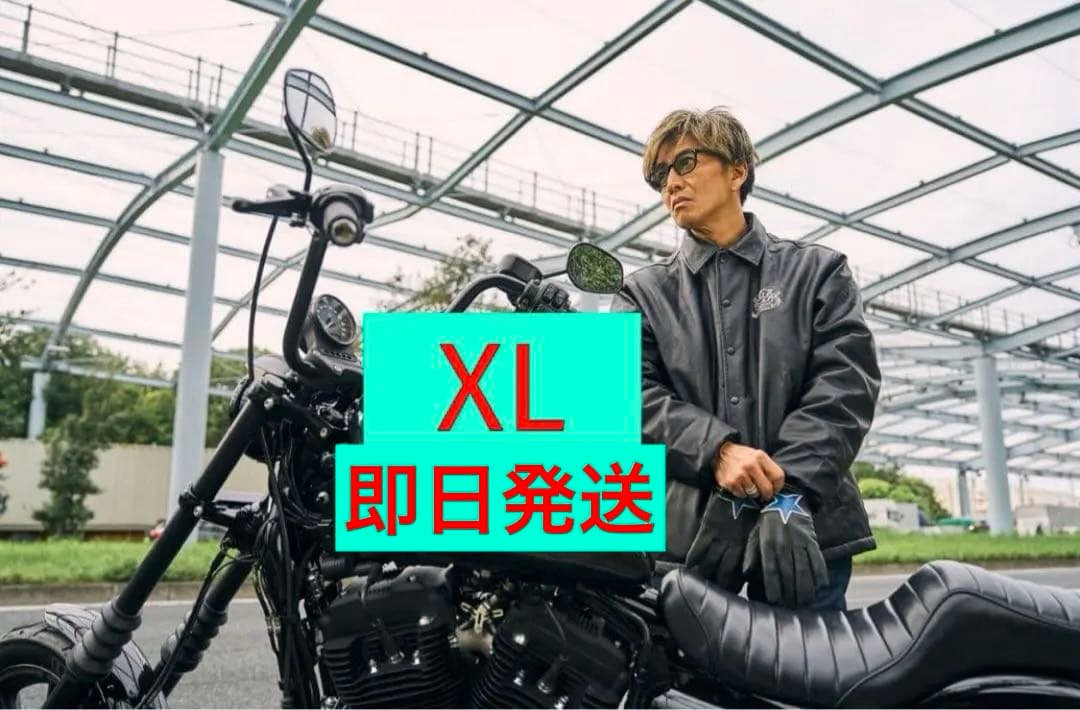 XL ROLLER FAKE LEATHER COACH JACKET キムタク - メルカリ