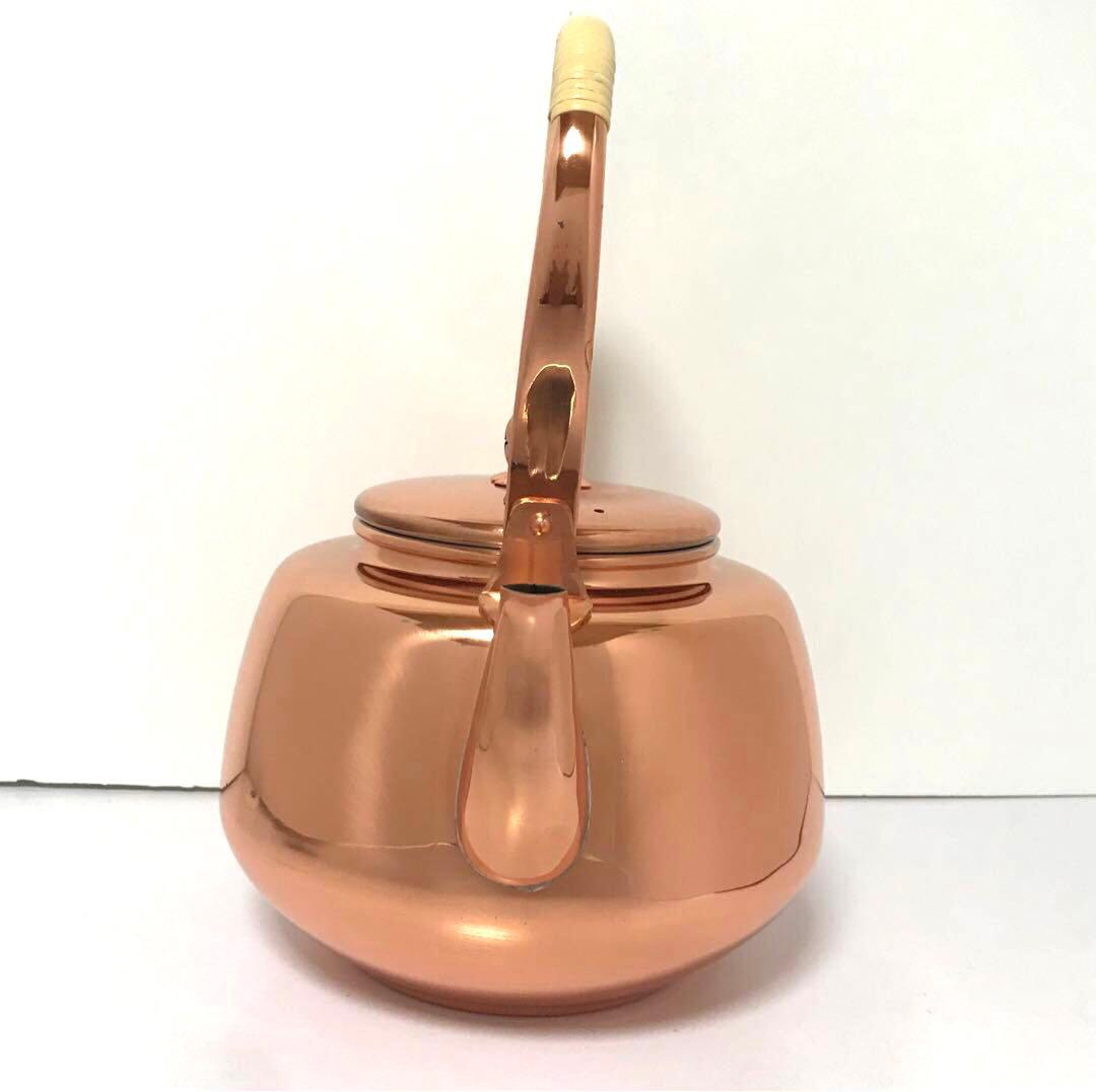 銅楽 新光金属 銅製 やかん 未使用 ワケアリ 薬缶 ヤカン ケトル