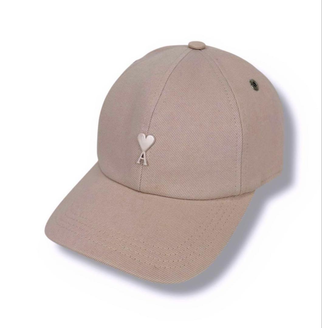 ami paris アミ パリス ロゴ金具付き ベースボールキャップ