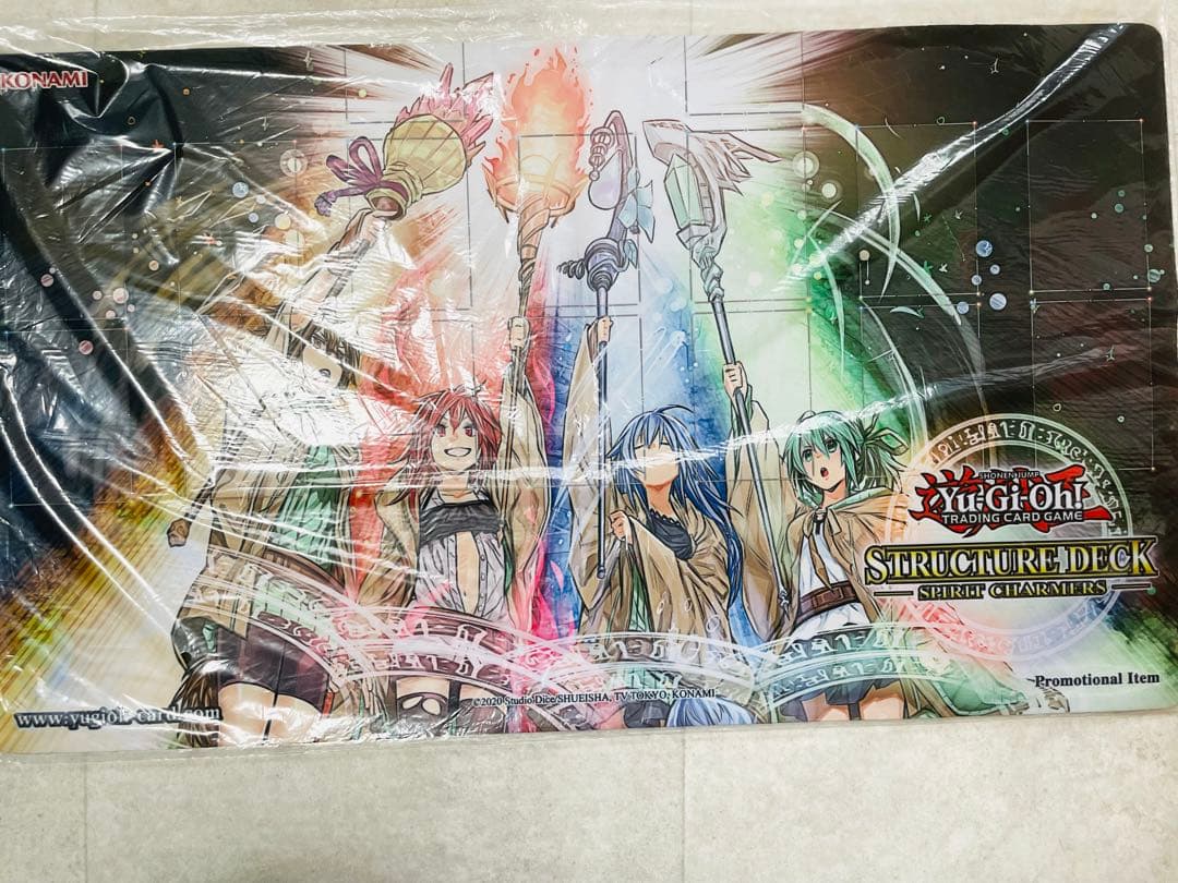 【未開封】遊戯王　精霊術の使い手 霊使い　海外　枠あり　英語版　公式プレイマット