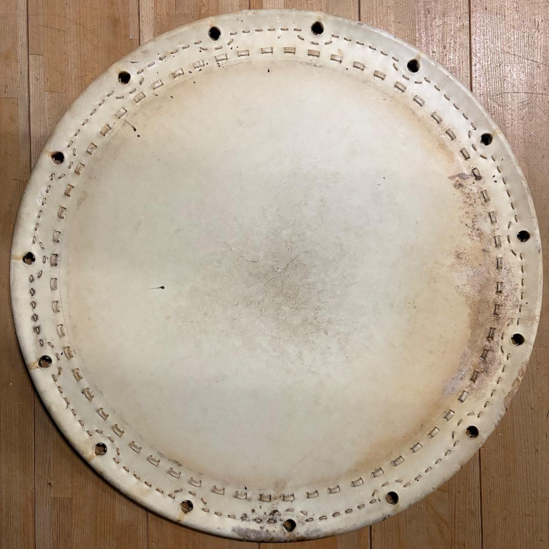 桶胴太鼓 革 約2尺1寸(直径63.5cm)15穴