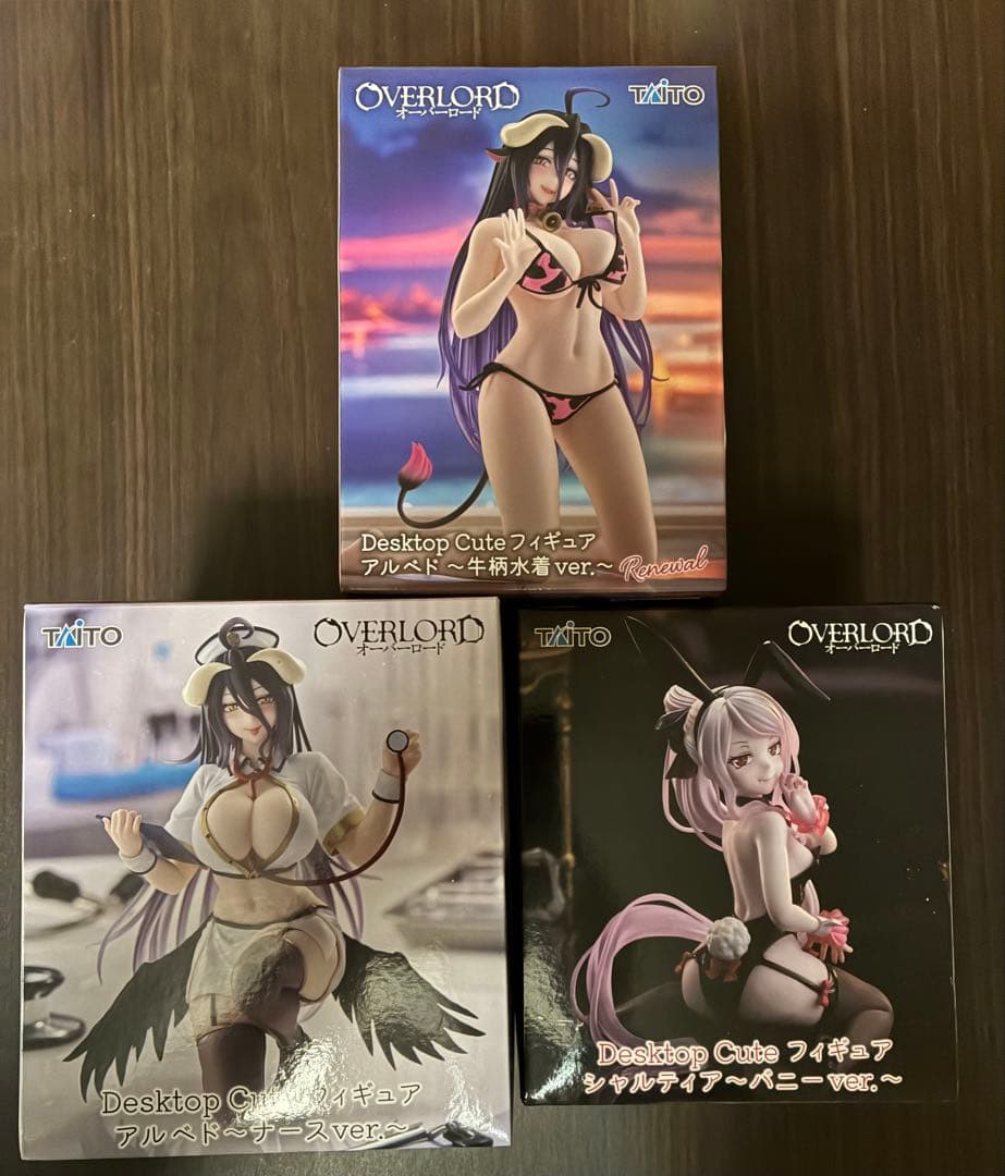 OVERLORD フィギュア 3体セット アルベド シャルティア 未開封 - メルカリ