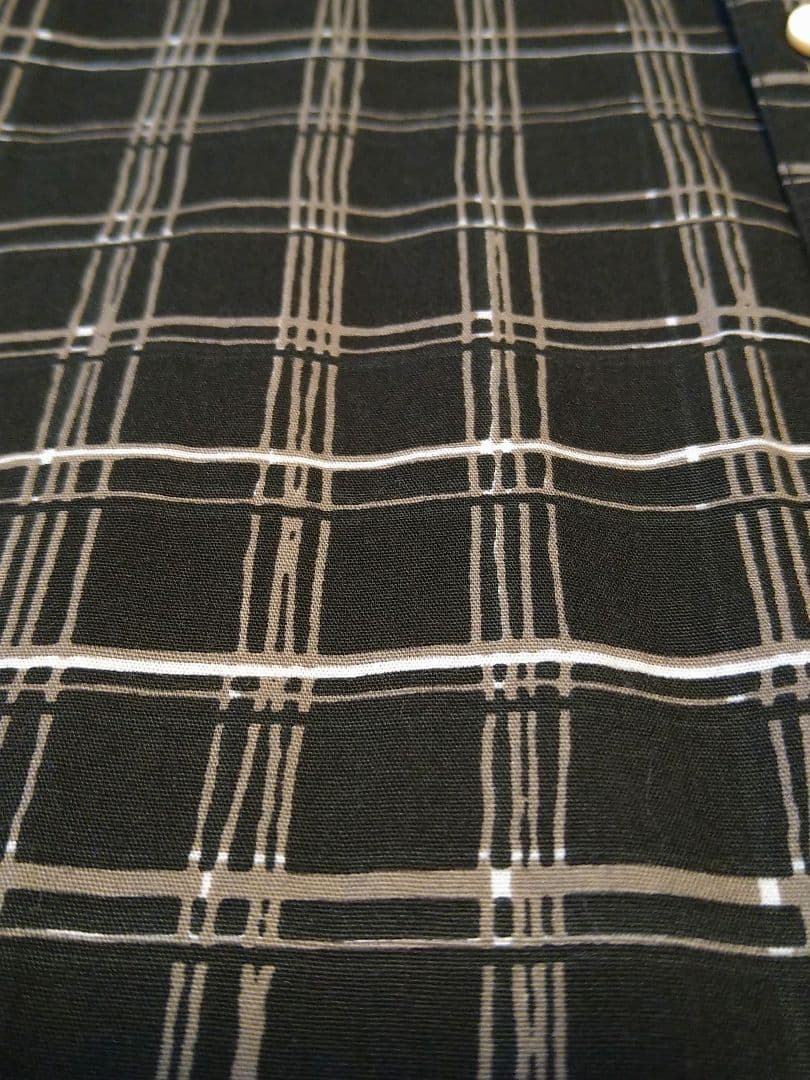 希少 POSTALCO フリーアーム シャツ ブラック チェック ポスタルコ