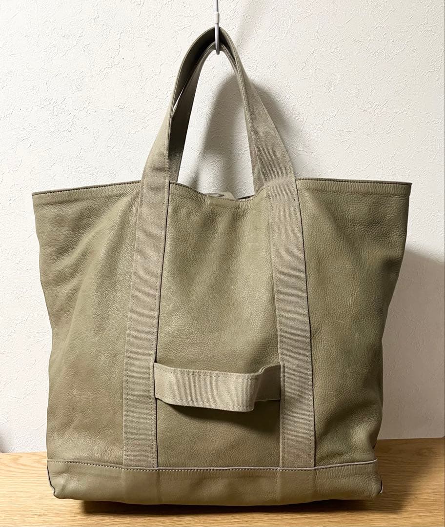 トートバッグ nonnative ノンネイティブ レザー バッグ ベージュ 美品