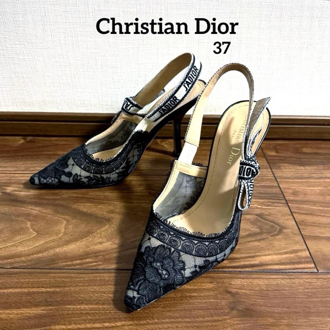 Christian Dior J'Adior スリングバックパンプス ブラック