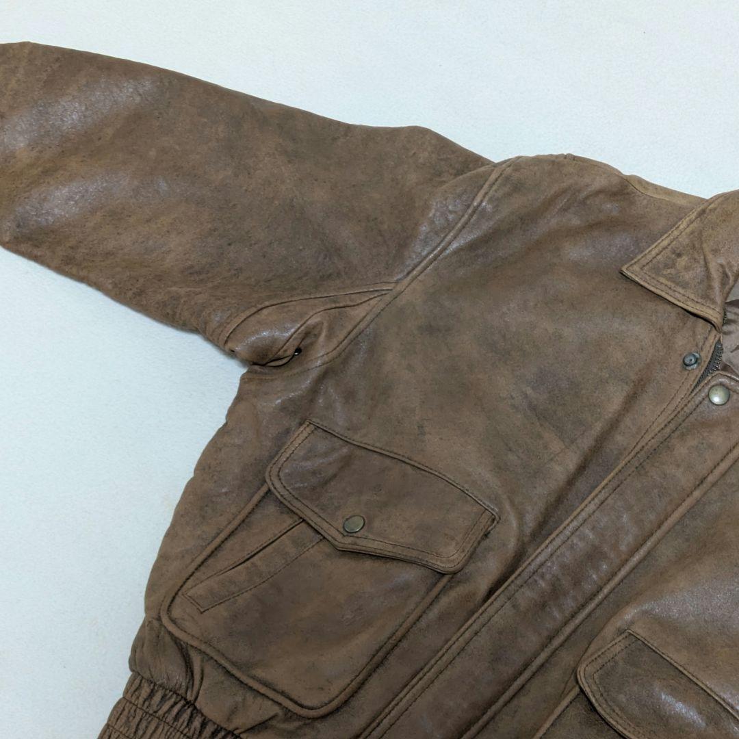 最終価格】UNIQLO オールドユニクロ 本革 レザージャケット 羊革