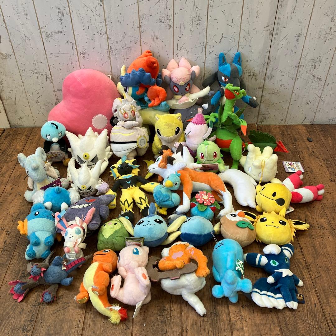 ポケモン ポケットモンスター ぬいぐるみ 34体 大量まとめ売り 人形