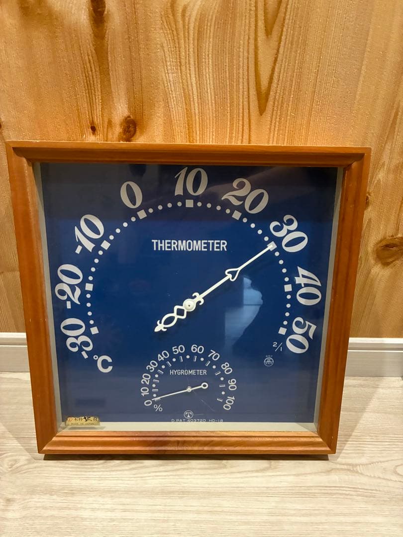 摂津鉄線労働組合　温度計・湿度計 1978