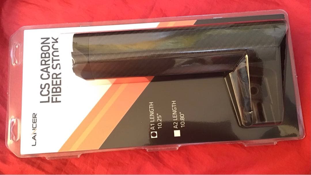 ランサーシステムズ製　実物カーボンファイバーLCSストックA1ストック　 新品