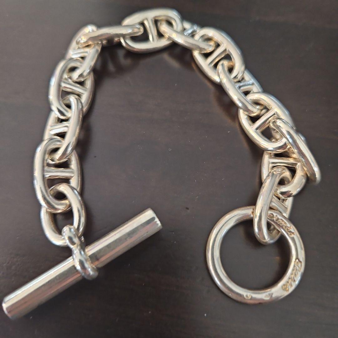 【ほぼ未使用】HERMES　シェーヌ・ダンクル　ブレスレット