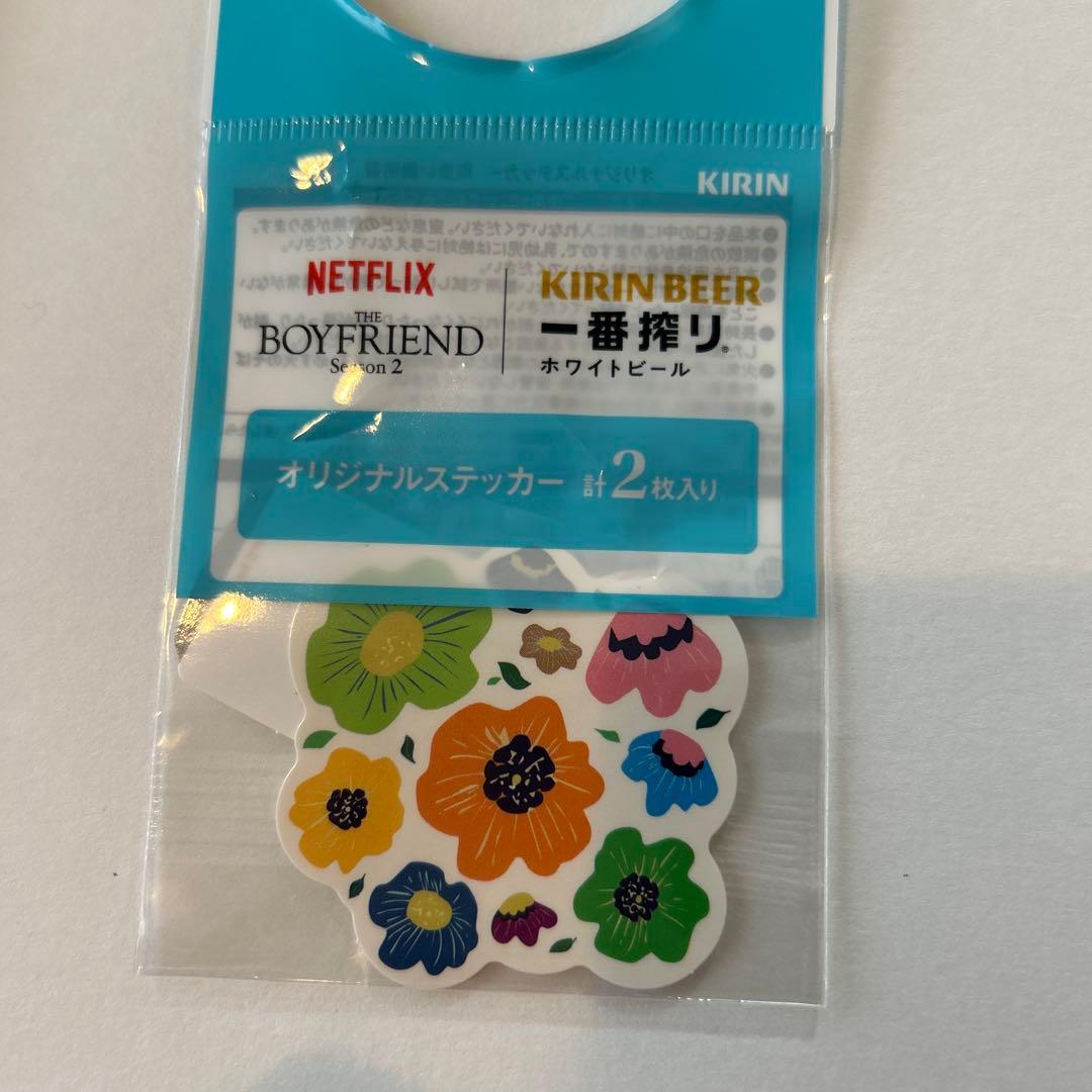 KIRIN ボーイフレンド ホワイトビール オリジナルステッカー 限定