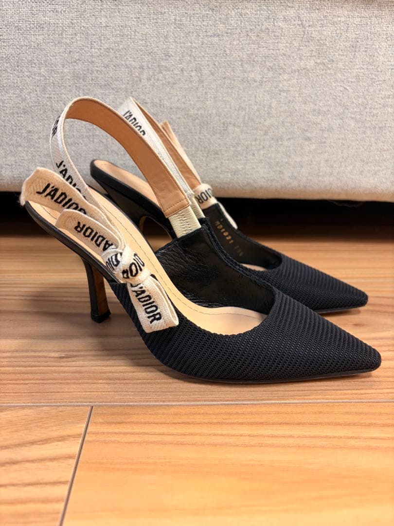 DIOR ディオール J'ADIOR スリングバック パンプス ブラック35.5