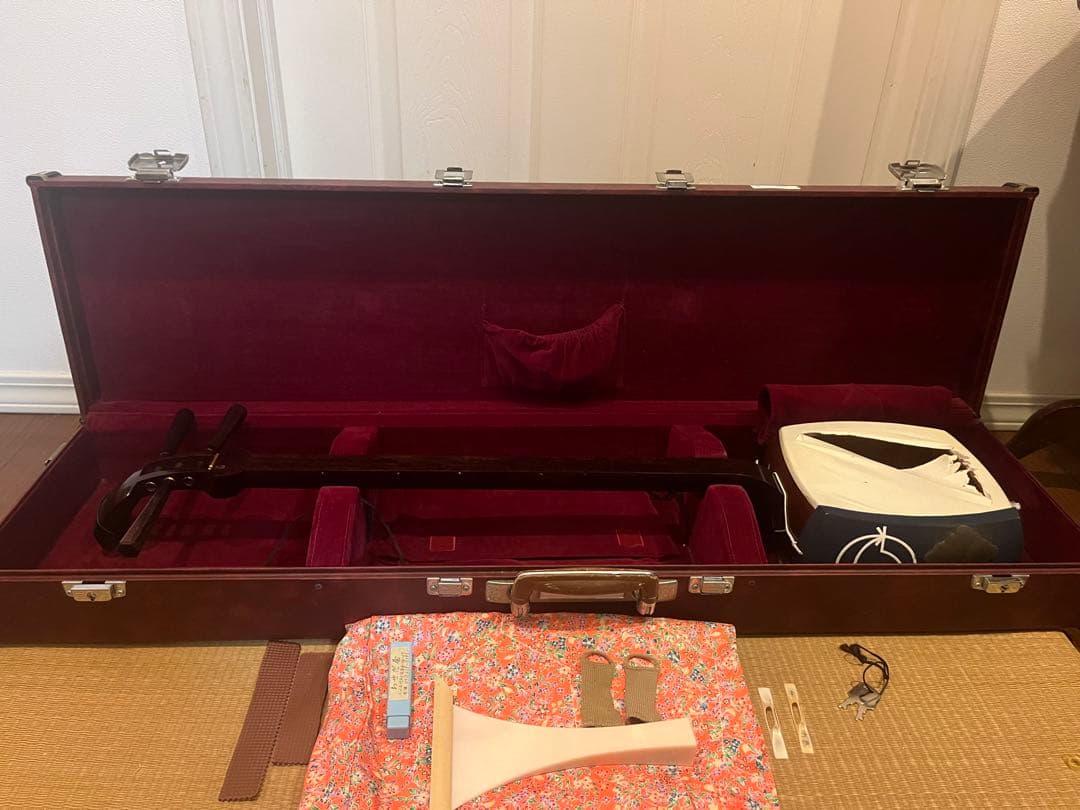 お値引きしました❣️三味線　東さわり　紅木 金細 Yahoo!オークション - 【LIG】津軽三味線 紅木 東さわり K22 金細 二本