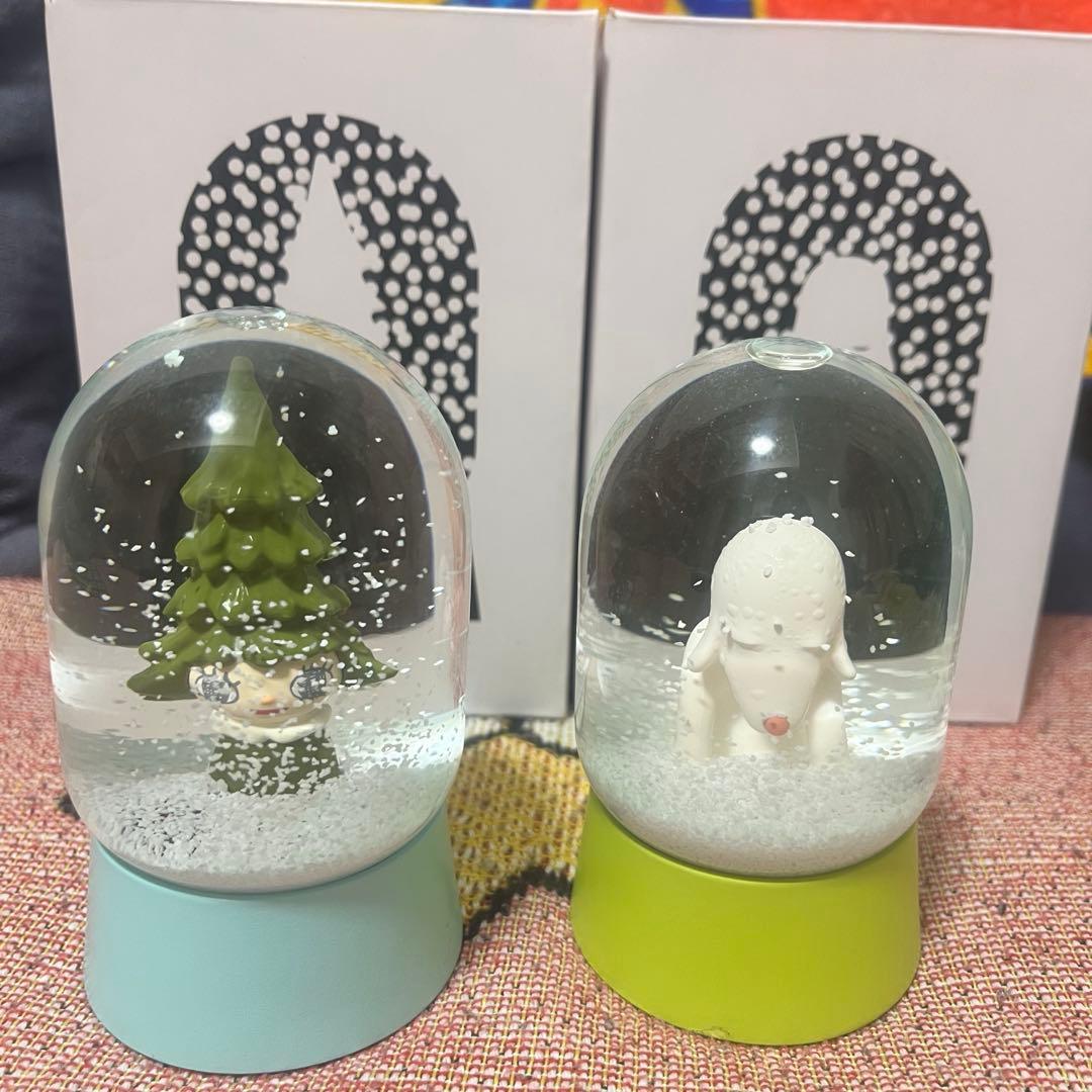 奈良美智 スノードーム あおもり犬 森の子