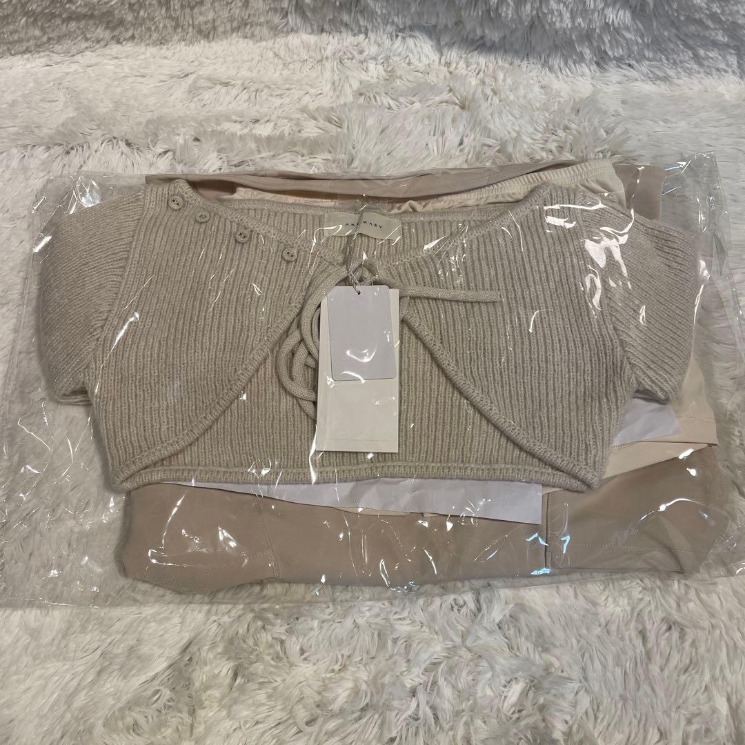 andmary Lamia knit set mini dress - メルカリ