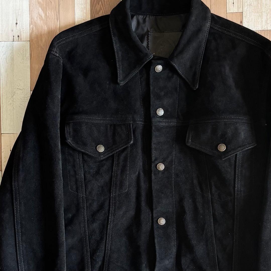 【希少】80s Golden Bear ブラックスエード トラッカージャケット