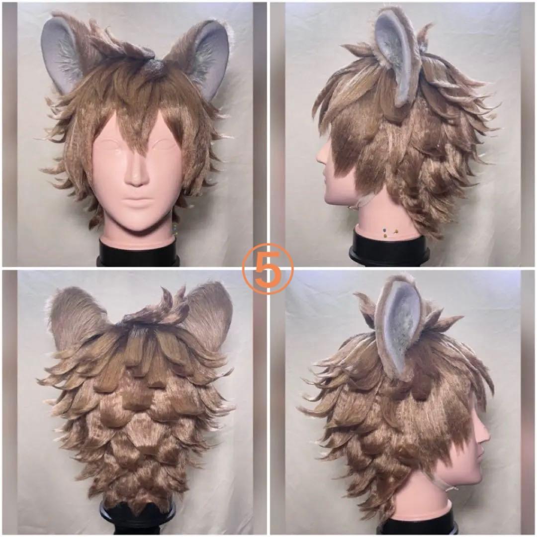 ラギー・ブッチ ウィッグ コスプレ ツイステ つけ耳 尻尾 ⑤ - メルカリ