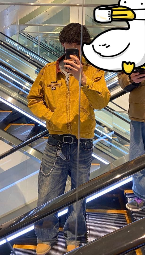 X-LARGE✖️Dickies ワークジャケット　イエロー