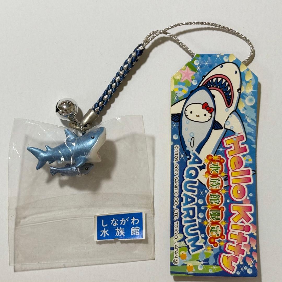 キティ 根付 水族館限定 コバンザメ ハローキティ ストラップ - メルカリ