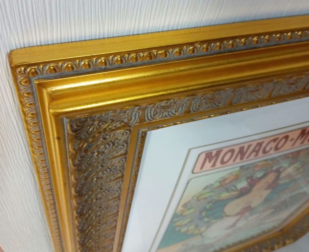 アルフォンス・ミュシャ モナコ・モンテカルロ 大型リトグラフ作品