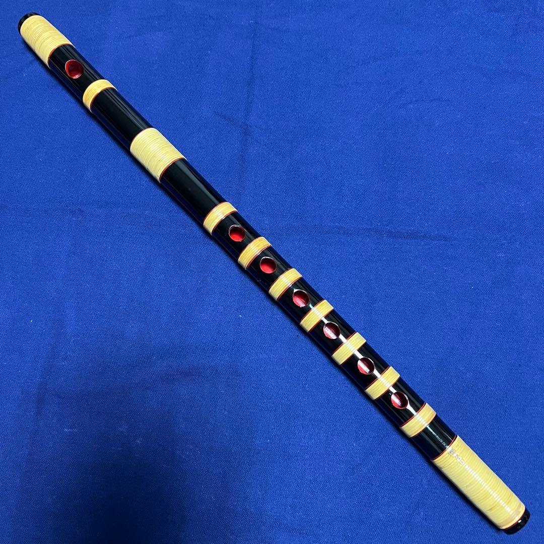 篠笛 獅子田 紫山 5本調子 古典調 籐本重巻