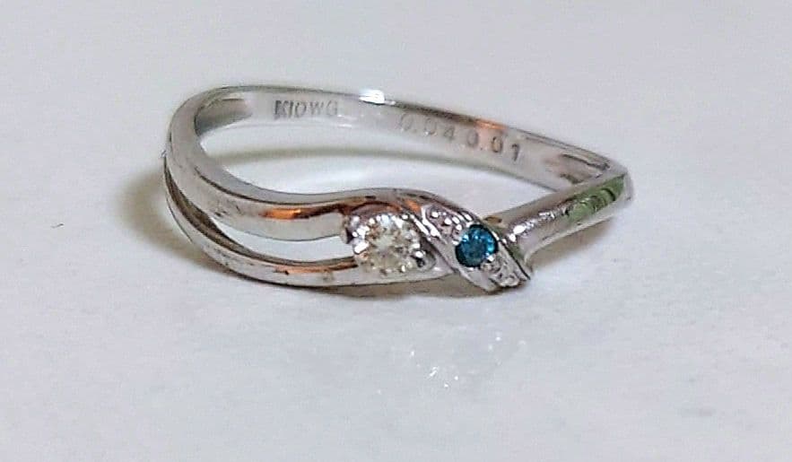 festaria フェスタリア K10WG ダイヤモンドリング #07