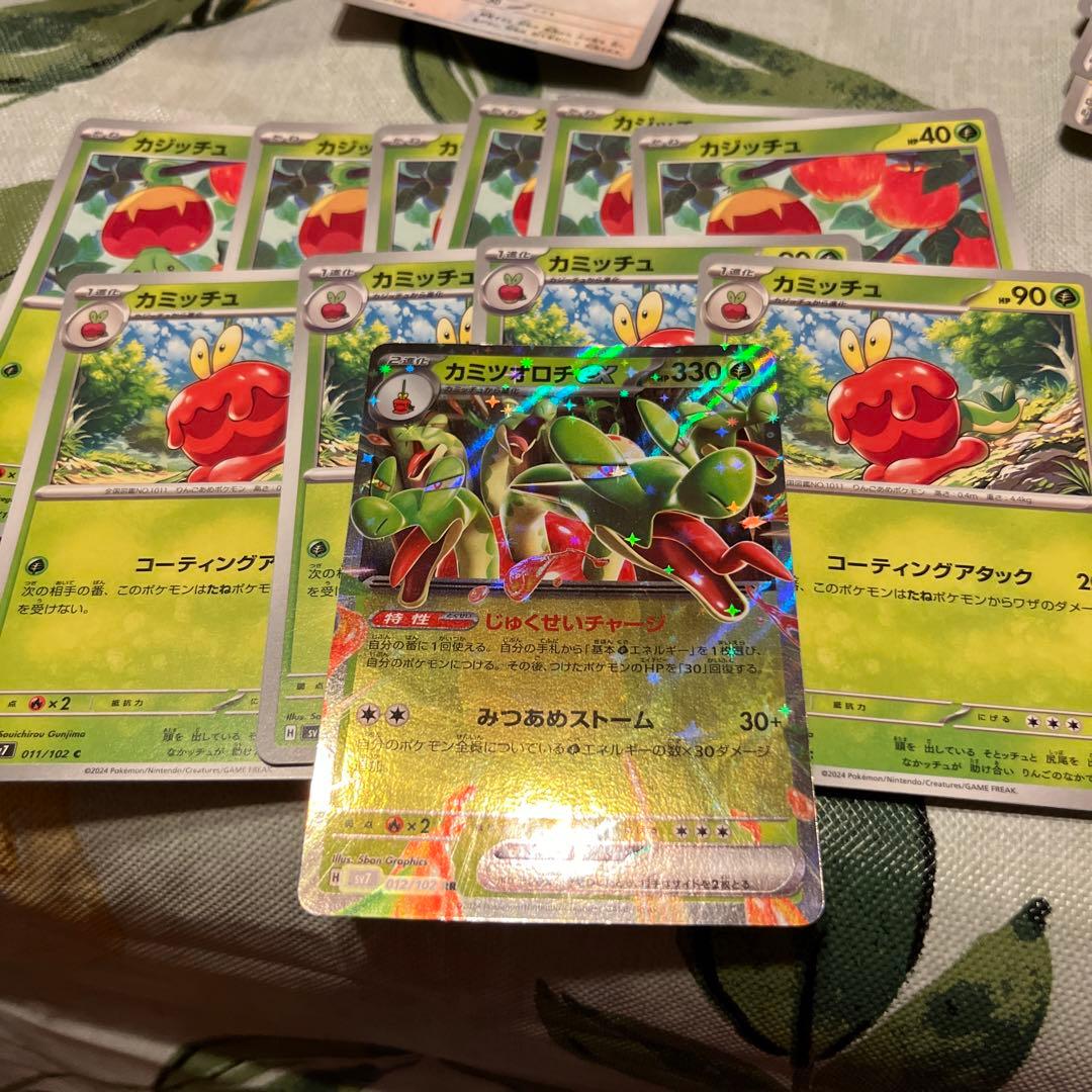 ポケモンカード カミツオロチex 進化ライン カジッチュ カミッチュ