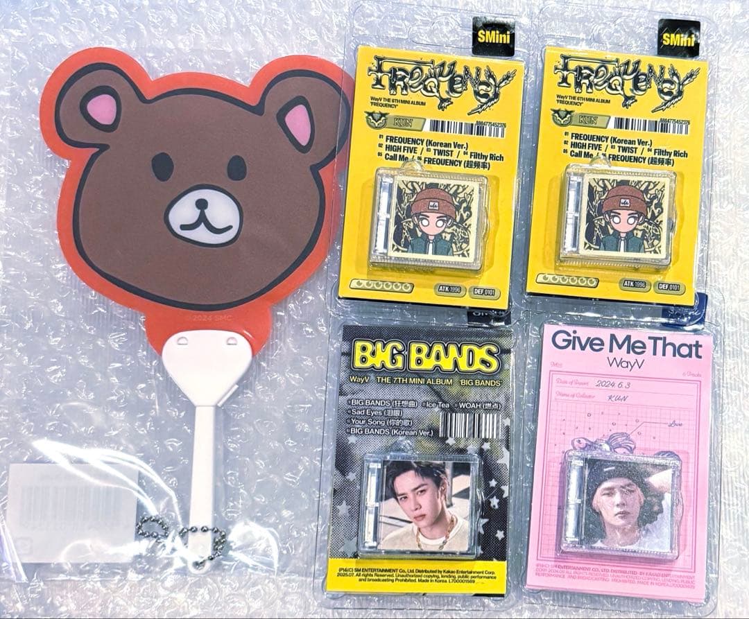 直筆サイン 威神V WayV クン 钱锟 亲笔签名 当選 ポラロイド 大量