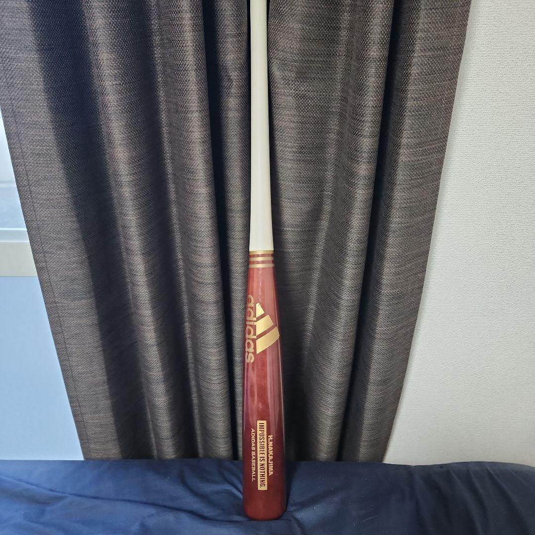 adidas 硬式木製バット 赤/白