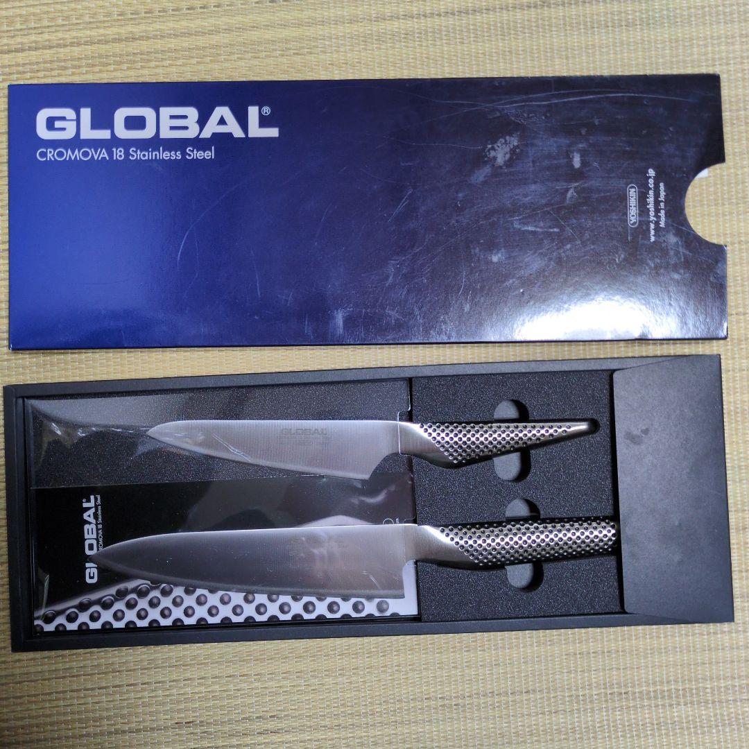 GLOBAL CROMOVA 18 ステンレス鋼 ナイフセット　お値引き不可