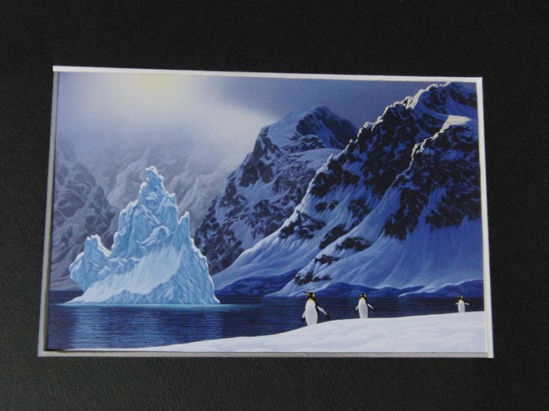 シム・シメール、【Frozen Majesty】、希少な額装用画集より、状態良好