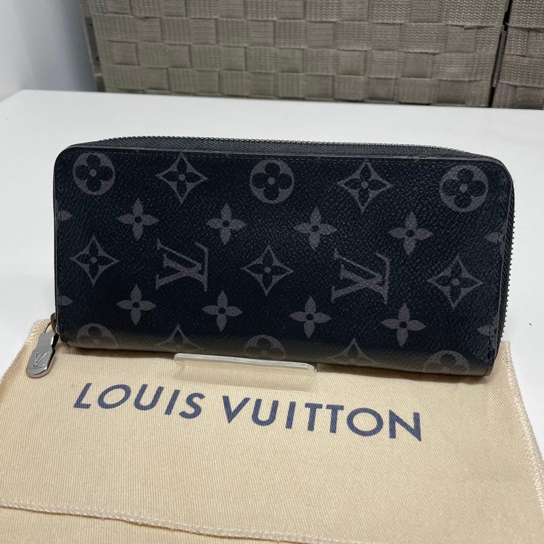 ゆ*ば様 LOUIS VUITTON ブラック モノグラムエクリプス　長財布