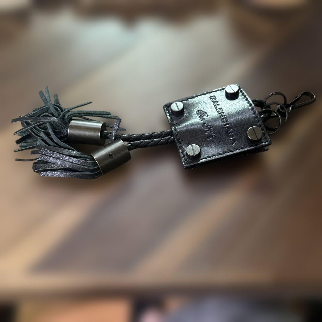 BALENCIAGA バレンシアガ フリンジ キーホルダー キーリング
