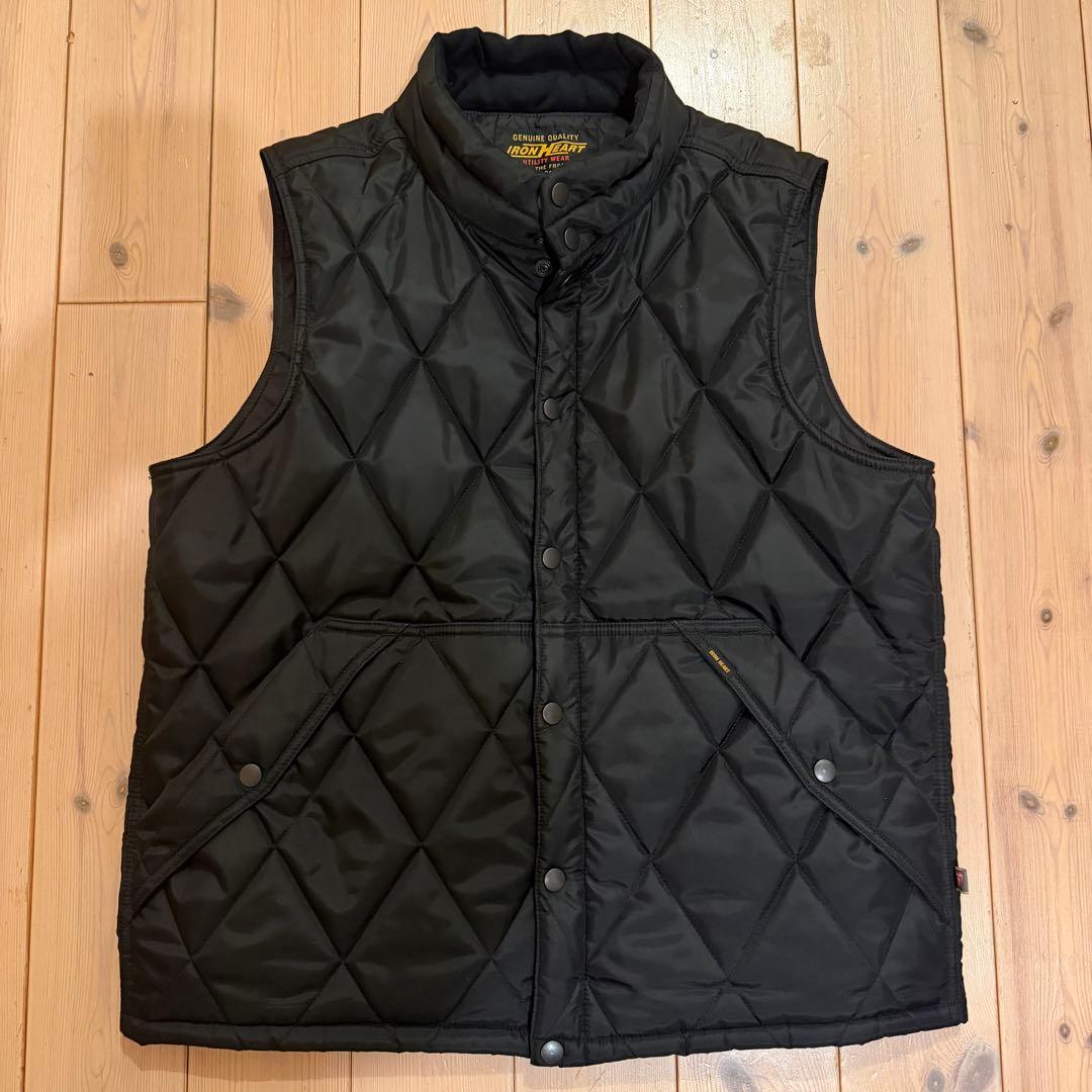 IRON HEART/アイアンハートベスト/プリマロフトキルティングベスト　XL