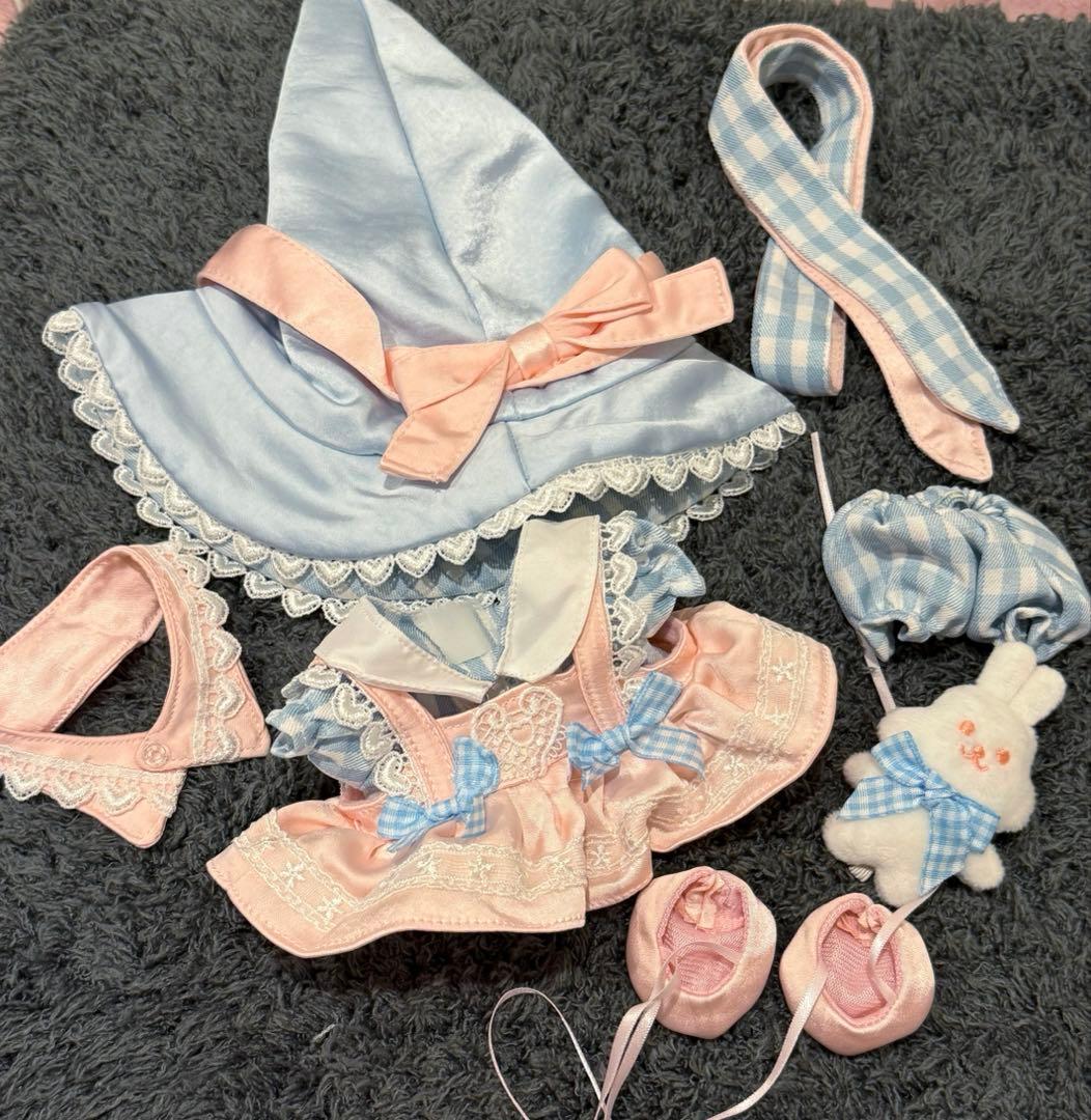 20cm完売レア限定メイド魔法使い風着せ替えぬいぐるみ服セット♪