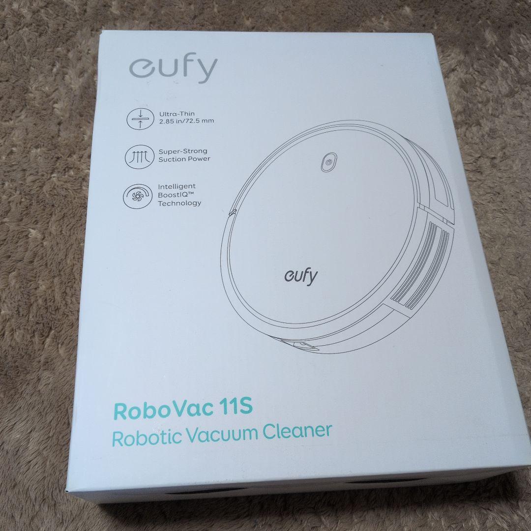 【未使用未開封】eufy RoboVac 11S ロボット掃除機 吸引力＆静音性アップ！機能性とデザイン性を兼ね備えた超薄型の