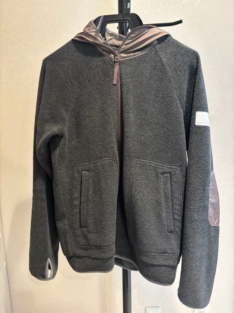 アンダーカバー フリース パーカー チャコール