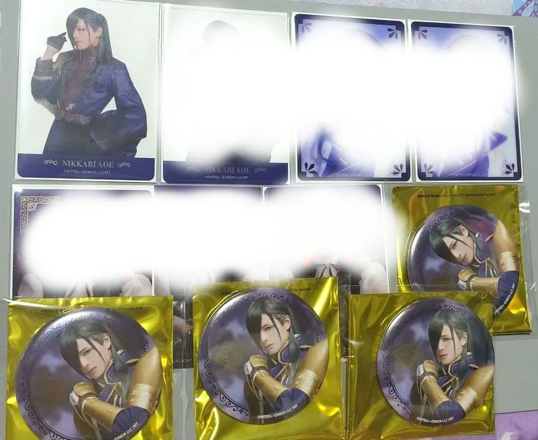 刀ミュ刀剣乱舞 ミュージカル 夜半 缶バッジ 、クリアカード 青江 11