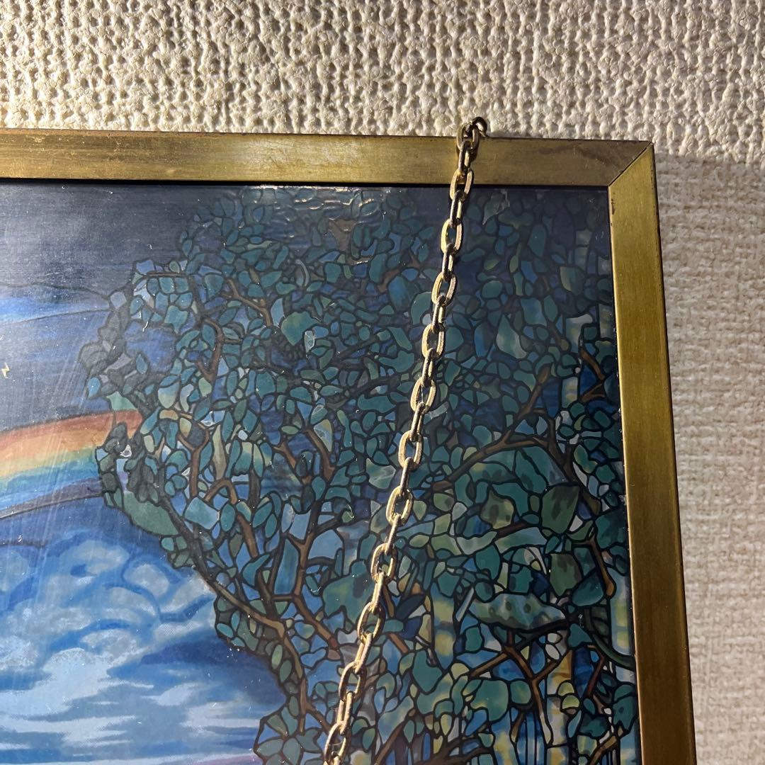 ルイス・C・ティファニー レインボー 虹 ステンドグラス グラス