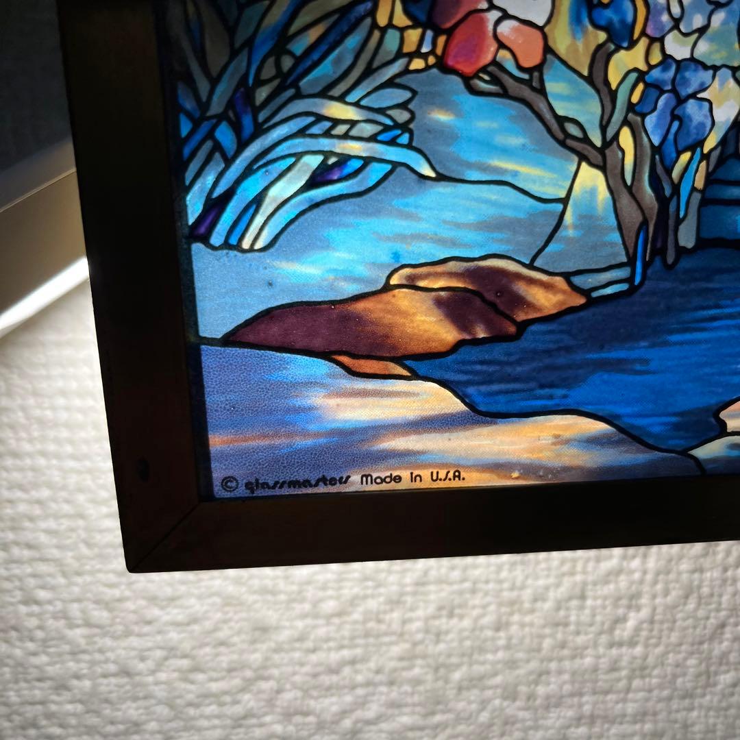 ルイス・C・ティファニー レインボー 虹 ステンドグラス グラス