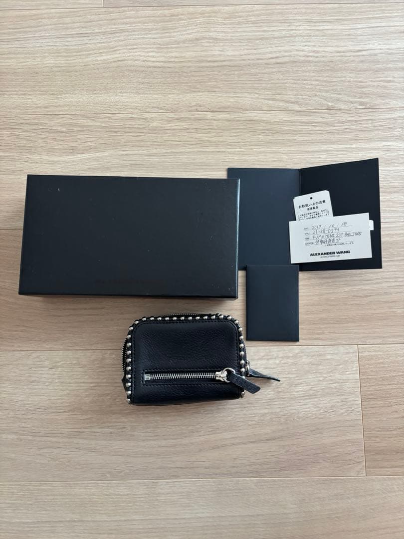Alexander Wang ブラックレザー ケース 財布